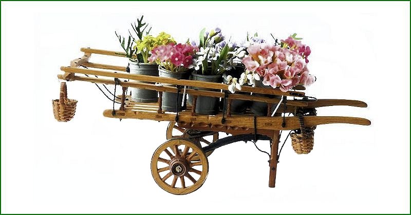 Bloemenwagen Engeland